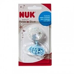 CADENA CHUPETE NUK ROSA...