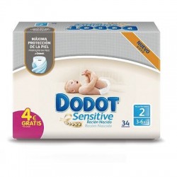 PAÑAL DODOT SENSITIVE T 2...