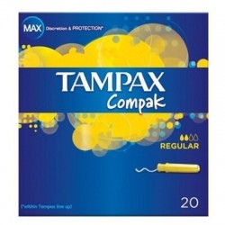 TAMPONES TAMPAX COMPAK...