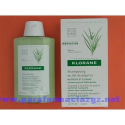KLORANE CHAMPU LECHE PAPIRO...