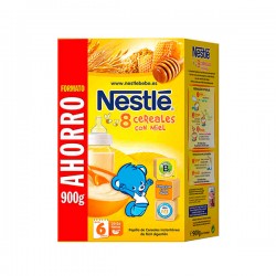 NESTLE 8 CEREALES MIEL 900...