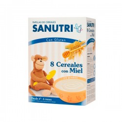 SANUTRI 8 CEREALES MIEL SIN...